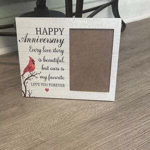 ***2/$15*** Elegant Anniversary Photo Frame with Red Cardinal